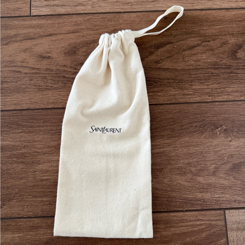 Saint Laurent Cream Dust Bag